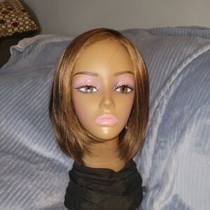 Elegant Brown Bob Wig